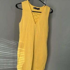 Yellow New York and Company Dress